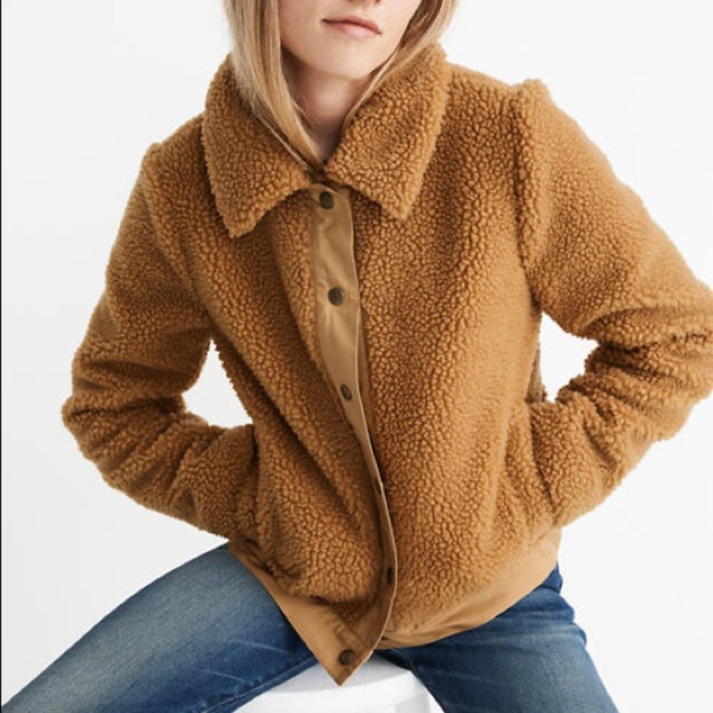 Madewell Sherpa Portland Jacket—NWT
